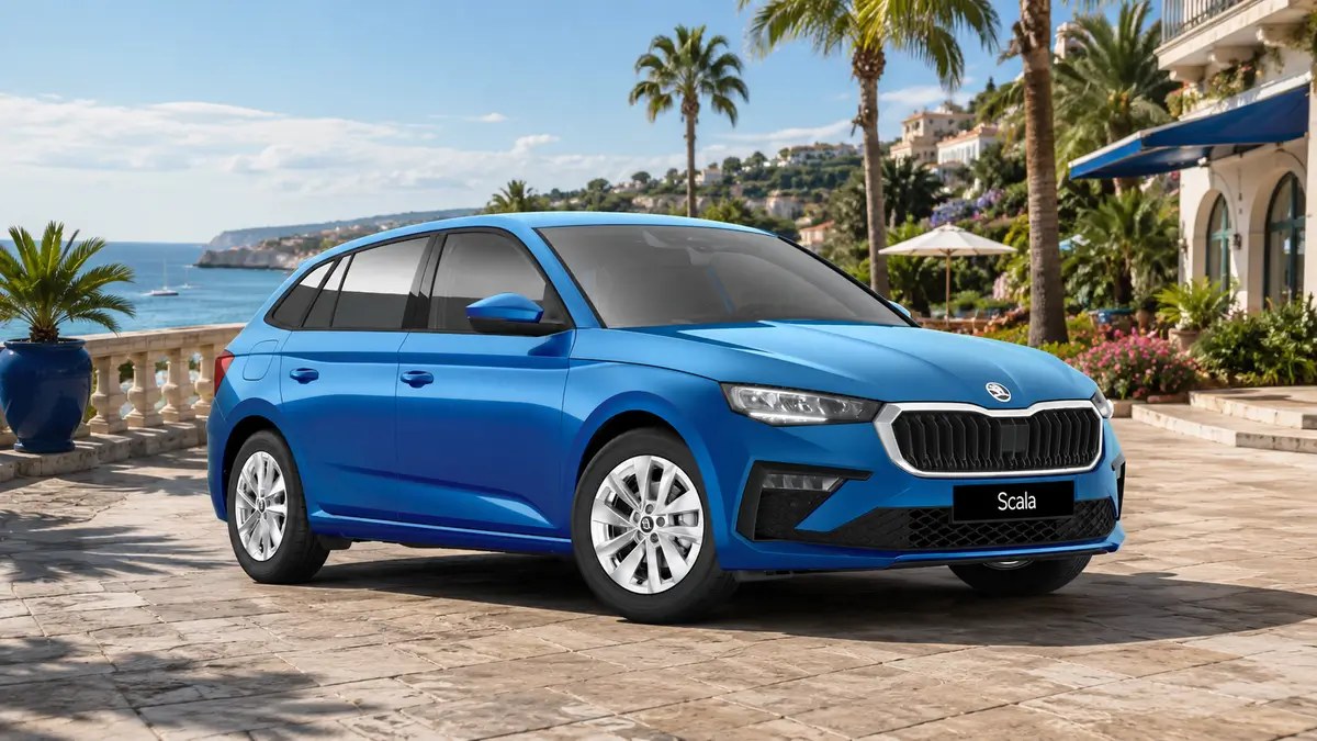 Škoda Scala 1.0 TSI Selection 115 PS – modrá