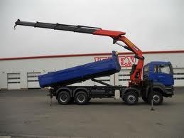 Nákladné vozidlo MAN TGA 8×6 s hydraulickou rukou 9t