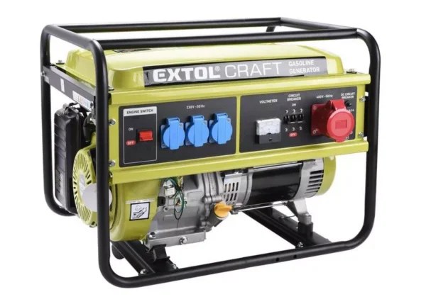02/01. Elektrocentrála rámová benzínová – Extol Craft 421011