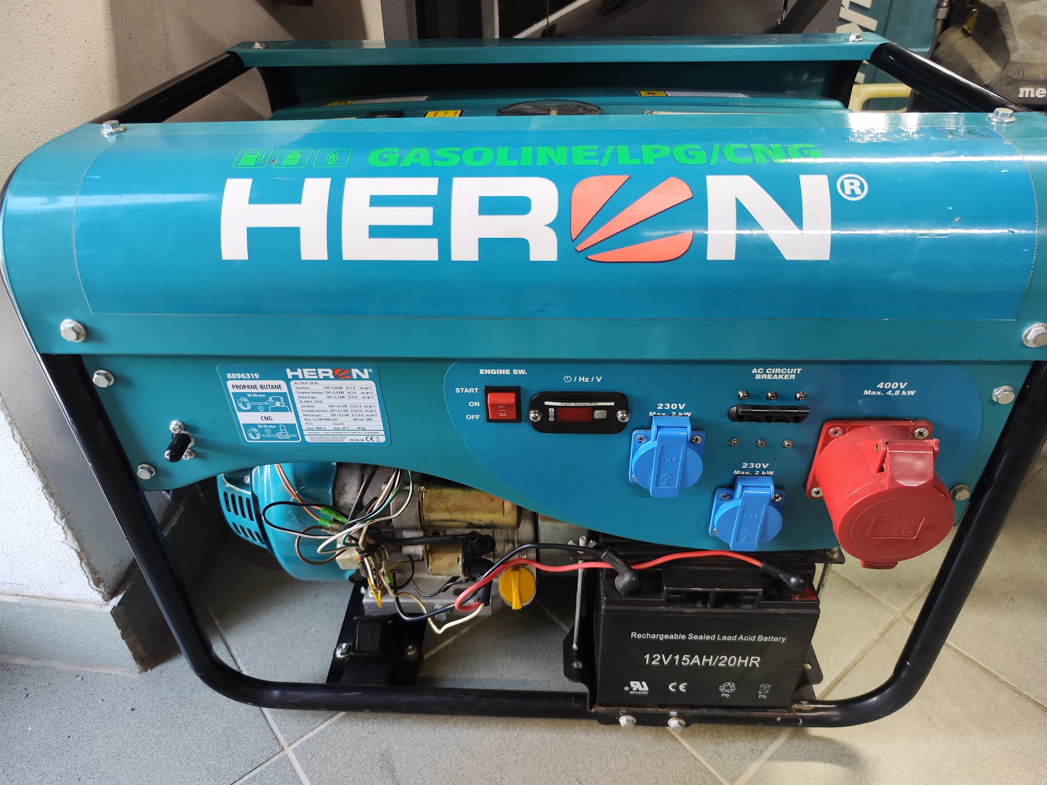 Benzínová elektrocentrála Heron