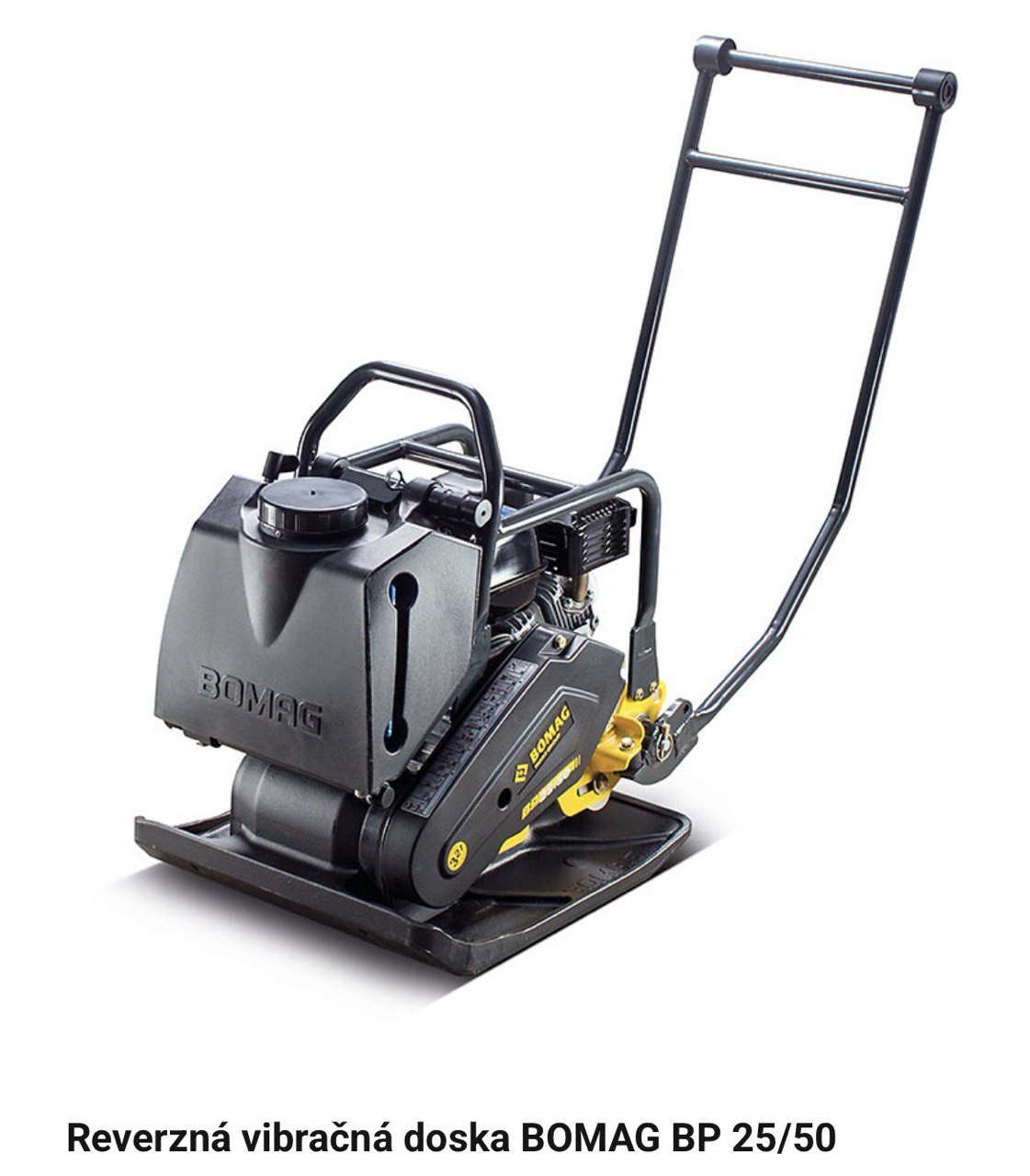 Reverzná vibračná doska BOMAG BP 25/50 – s gumou