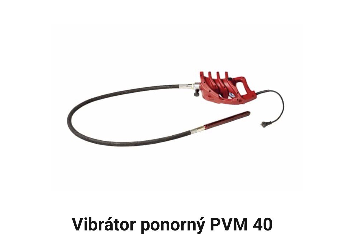 Vibrátor ponorný PVM 40