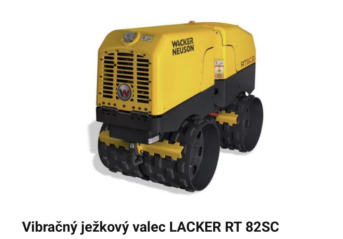 Vibračný ježkový valec LACKER RT 82SC