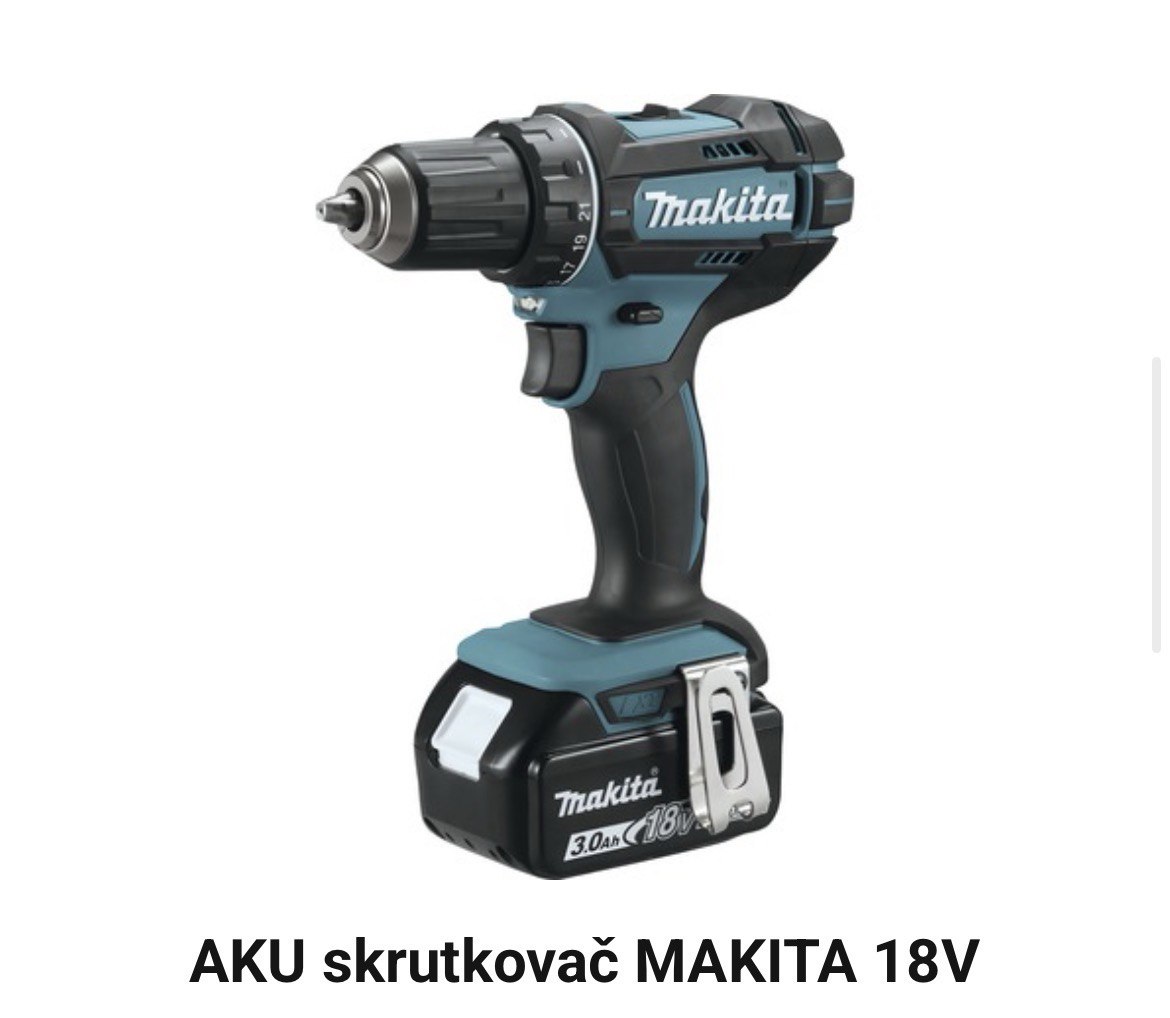 AKU skrutkovač MAKITA 18V