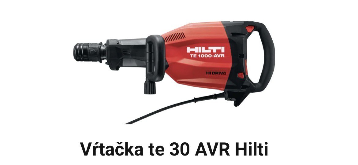 Vŕtačka te 30 AVR Hilti