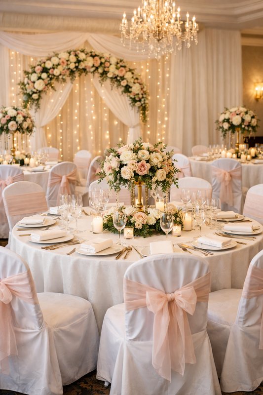 Ponúkam na prenájom návleky na stoličky a ozdobné mašle