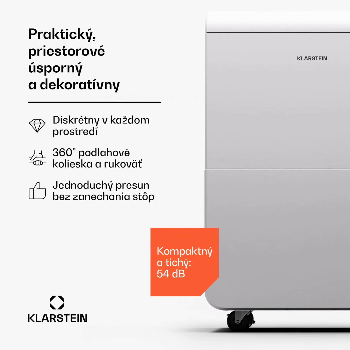 Odvlhčovač Klarstein DryFy Grand Smart 70 l